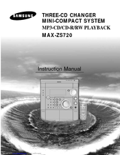 Samsung MAX-ZS720 Instruction Manual