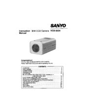 Sanyo VCB-3524 Instruction Manual