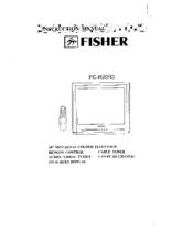 Fisher PC-R20R2 Instruction Manual