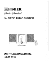 Fisher SLIM-1600 Instruction Manual