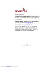 Sceptre X420BV-FHD User Manual