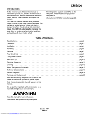 Scotsman CME500 Service Manual
