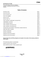 Scotsman CS60 Service Manual