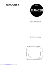 Sharp 37AM-23H Operation Manual