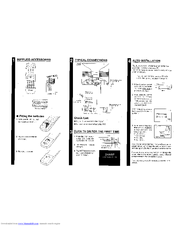 Sharp 59ES-D7H Quick Start Manual