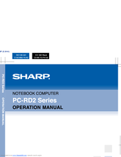 Sharp Actius PC-RD20 Operation Manual