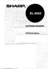 Sharp EL-6050 Operation Manual