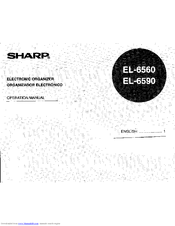 Sharp EL-6560 Operation Manual