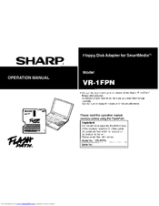 Sharp VR-1FPN Operation Manual