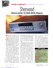 Sherwood Newcastle V-768 Brochure