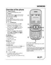 Siemens AL21 User Manual