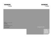 Siemens CXV70 Operating Manual