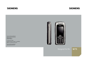 Siemens M75 User Manual