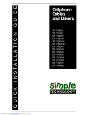 Simpletech STI-17FJH2 Quick Installation Manual