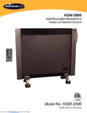 Soleus Air HGW-308R User Manual