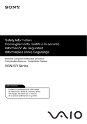 Sony VGN-SR510G Safety Information Manual