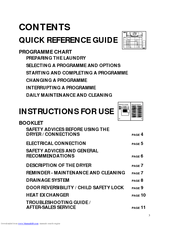 Whirlpool awa970b Instructions For Use Manual