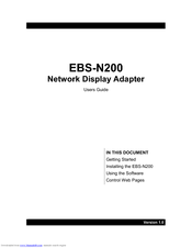 Sony EBS-N200 User Manual