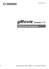 Generic Media PEG-T615C - Personal Entertainment Organizer Operating Instructions Manual