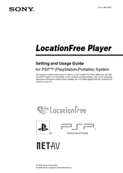 Sony LocationFree LF-X11 Settings Manual