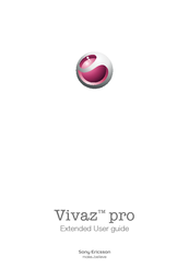Sony Ericsson Vivaz Pro Extended User Manual