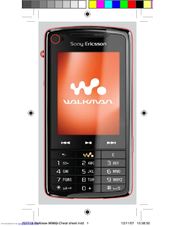 Sony Ericsson W960i Walkman Brochure