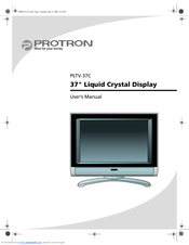 PROTRON PLTV-37C User Manual