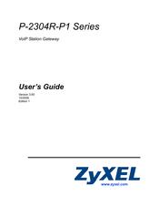 ZyXEL Communications P-2304R User Manual
