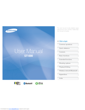 Samsung SAMSUNG ST1000 User Manual