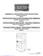 Maytag MLE24PDAGW Instructions Manual