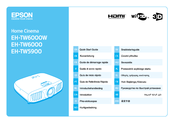 Epson EH-TW6000W Quick Start Manual