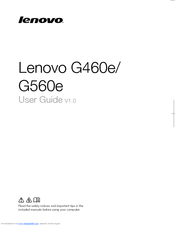 Lenovo G560e User Manual