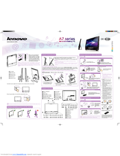 Lenovo IdeaCentre A700 4024 Quick Reference Manual