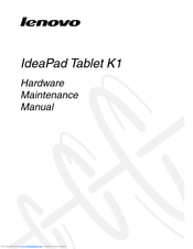 Lenovo IdeaPad K1 Hardware Maintenance Manual