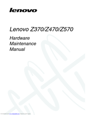 Lenovo IDEAPAD Z370 Hardware Maintenance Manual
