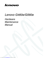 Lenovo G560e Hardware Maintenance Manual