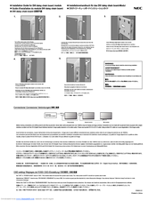NEC P461-TMX4D User Manual