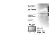 Sharp Aquos LC-37D90U Operation Manual