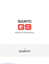 Suunto G9 Instruction Manual