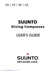 Suunto Diving Compasses User Manual