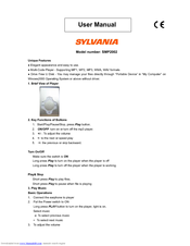 Sylvania SMP2002 2GB User Manual