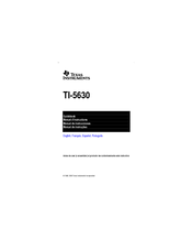 Texas Instruments TI-5630 Manual Book