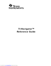 TI Navigator Reference Manual