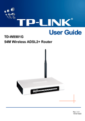 TP Link TD-W8901G - VERSION 1.0.4 User Manual