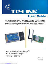 TP Link TL-WN553AG User Manual