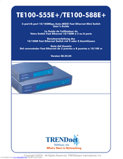 TRENDnet TE100-S88Eplus - Switch User Manual
