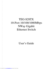 TRENDnet TEG-S28TX User Manual