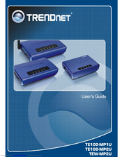 Trendnet TE100-MP1U User Manual