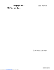 Electrolux EOD67043X User Manual