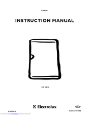 Electrolux EUF10810 Instruction Manual